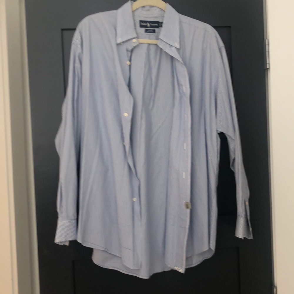 Ralph Lauren dress shirt size large. Barely worn.